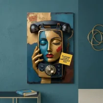 تابلو شاسی چهره و و تلفن کلاسیک کد P00009